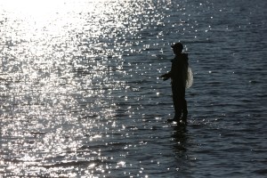 Fly fishing on water Bohuslän 